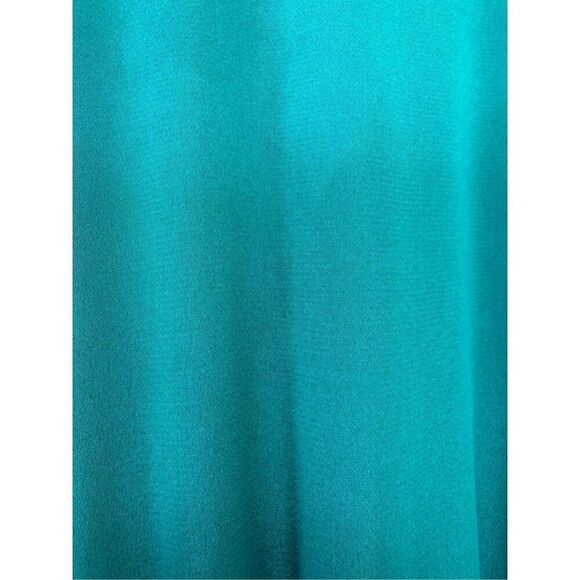 Around Town women’s M vintage 70s emerald green dress with matching belt - Picture 7 of 8